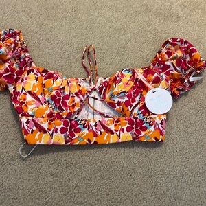 Floral crop top from revolve